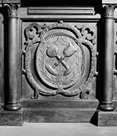 clôture de sanctuaire (panneaux des battants)