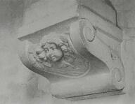 socle : tête d'ange