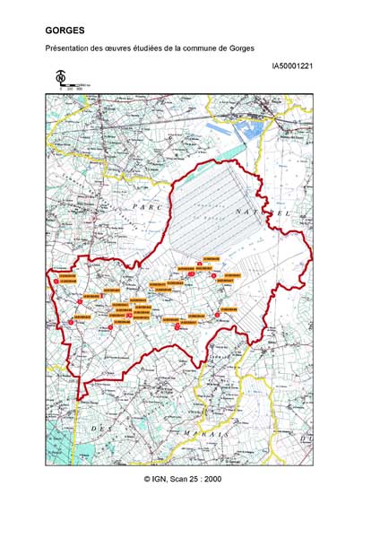 présentation de la commune de Gorges