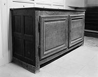 armoire n°1, actuellement armoire de sacristie
