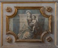panneau 2 du maître autel, côté nord : Vierge à l'Enfant