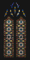 verrière figurée décorative