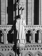 ensemble de 16 statues : saints