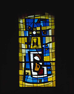 ensemble de 7 verrières allégoriques : Sept sacrements