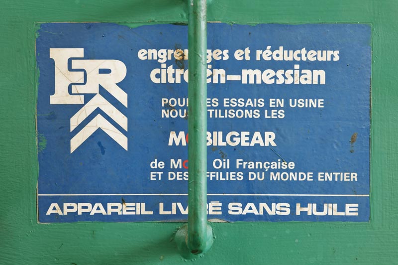 les machines de la centrale hydroélectrique des Forces Motrices de l'Orne