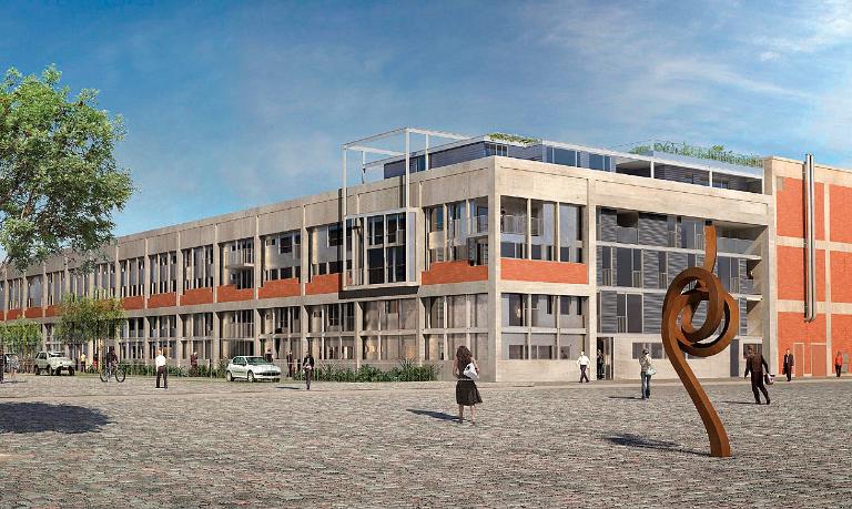résidence étudiante Saint-Nicolas - reconversion de la halle Caillard
