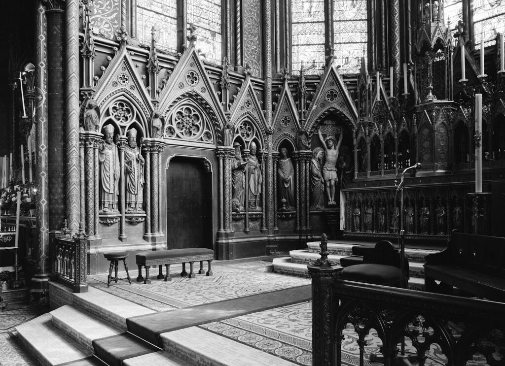 ensemble statuaire du sanctuaire, statues et groupes sculptés : personnages de l'Ancien et du Nouveau Testament