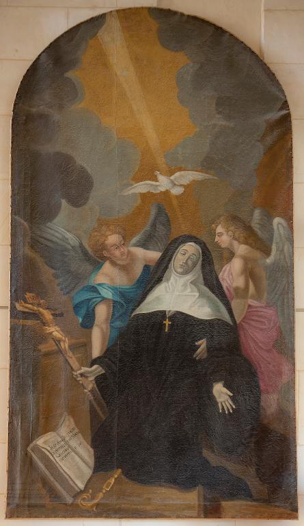 tableau : Mort de sainte Scolastique