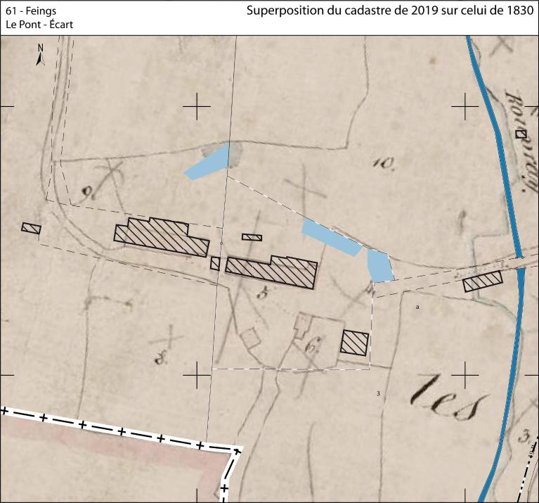 ensemble de deux fermes et d'une tuilerie (détruite), actuellement maisons