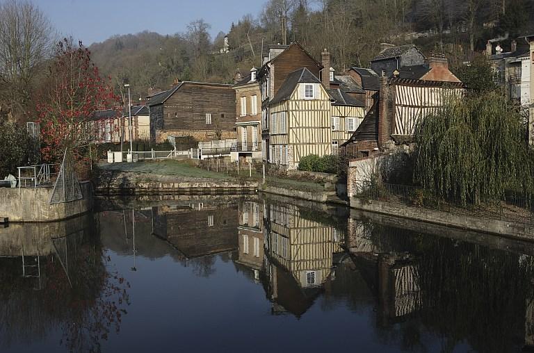 La Risle en amont du barrage
