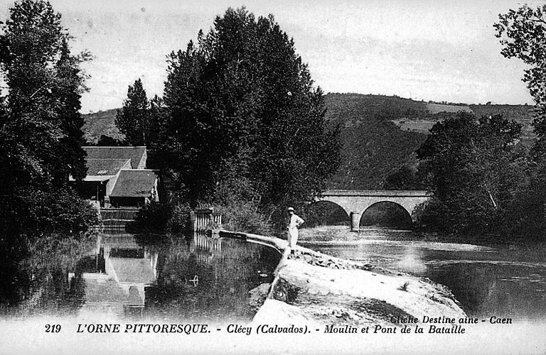 moulin à blé dit moulin de la Bataille, puis filature de coton