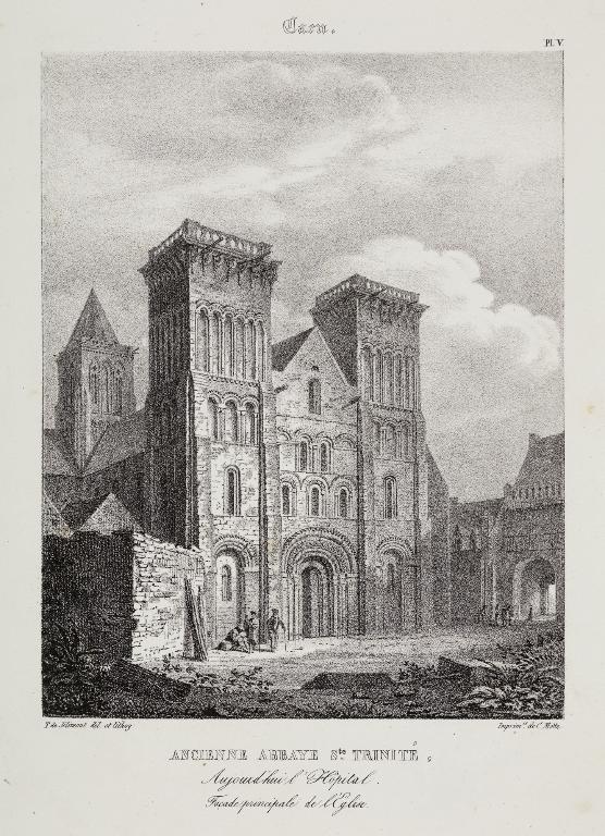 église de l'abbaye de bénédictines de la Trinité dite abbaye aux Dames, actuellement église paroissiale Saint-Gilles