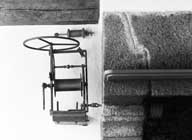 tourne-broche à poids
