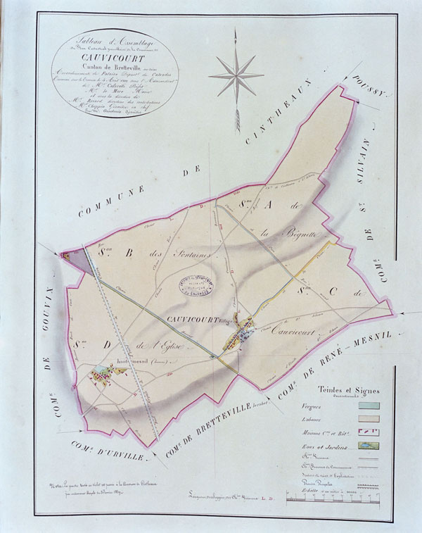 présentation de la commune de Cauvicourt