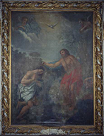 tableau d'autel : Baptême du Christ