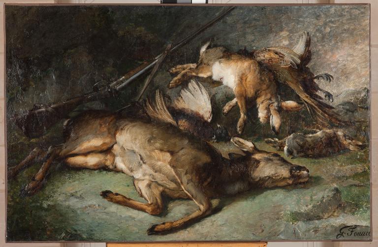tableau : Nature morte au gibier