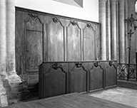 ensemble de 4 bancs de choeur