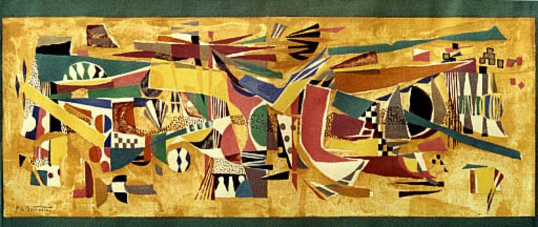 Tableau "Symphonie des jouets", par Pierre de Berroeta.