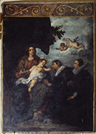 tableau d'autel : Vierge aux donateurs