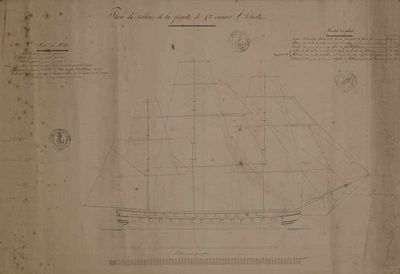 bateau de combat dit l'Alceste