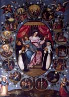 tableau : la donation du Rosaire