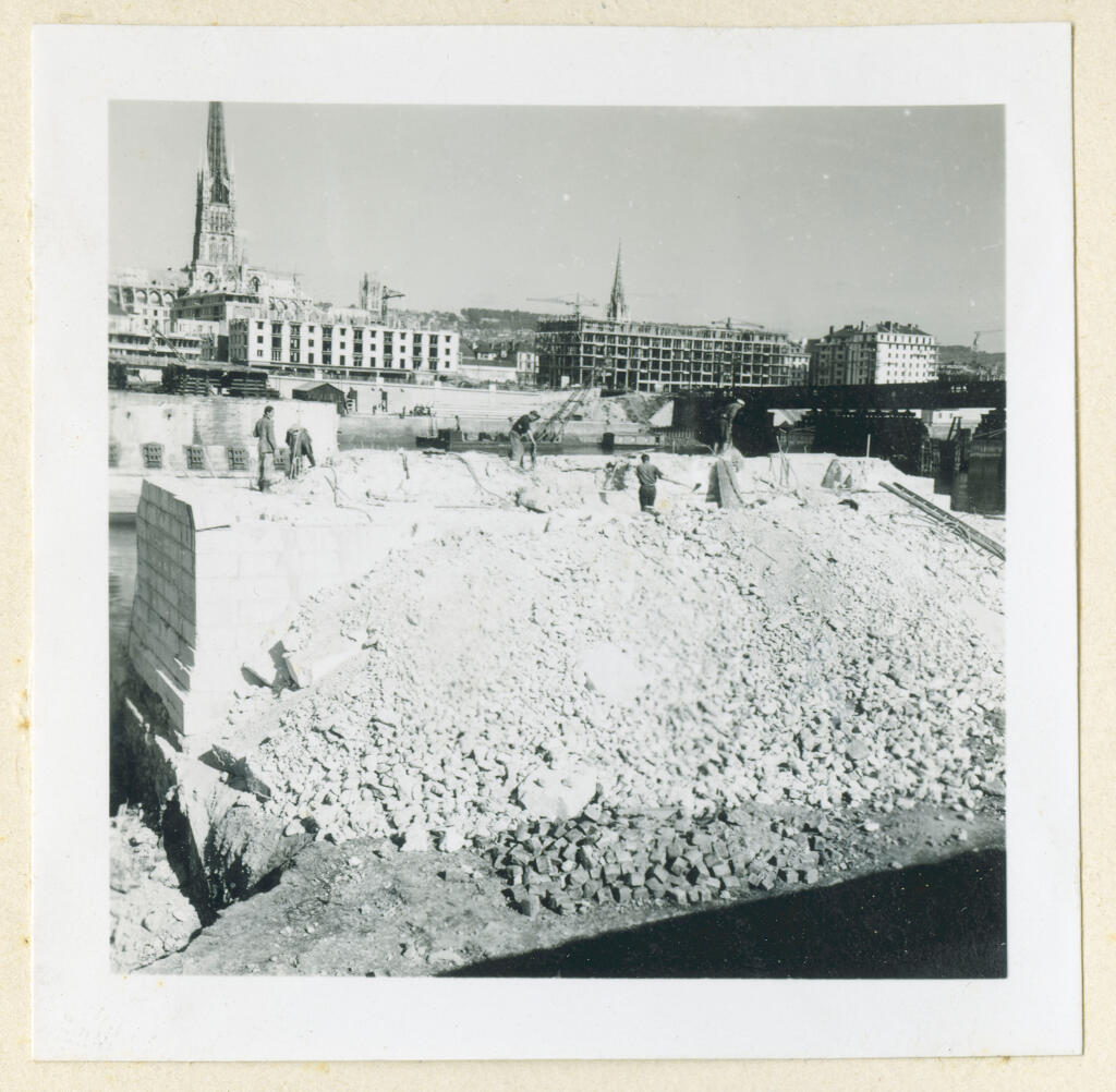 Pont Boieldieu reconstruit