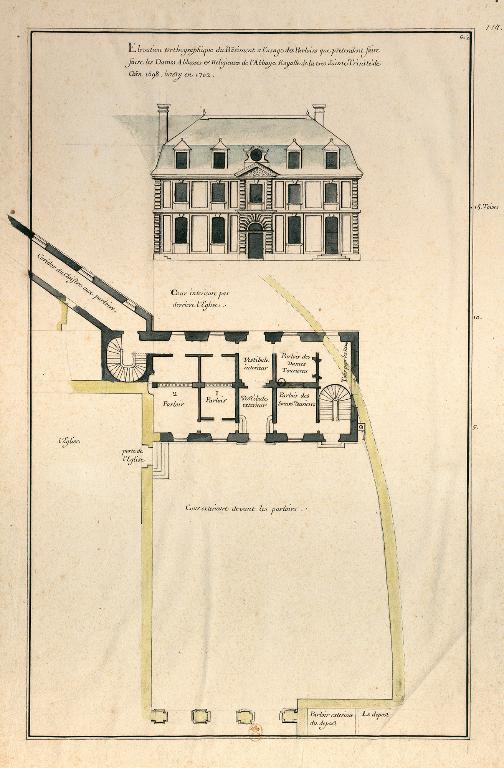 parloirs, actuellement maison Saint-Gilles et aumônerie des étudiants