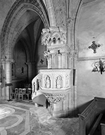 chaire à prêcher, style néo-roman
