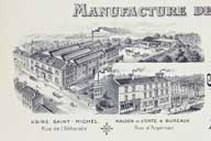 Détail du papier à en-tête de la Manufacture de Bonneterie, J-B Ameline et Robert Ameline.- Papier à en-tête, Falaise, 2 décembre 1915. (AD Calvados. R 1860).