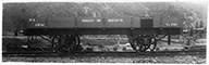 Wagon de marchandises (Forges de Breteuil).- Photographie ancienne, s.d. [vers 1924]. (Collection particulière).