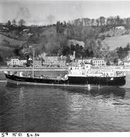 bateau citerne : cargo (transport de bitumes) dit SHELLMAC