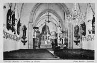 Gorges (Manche) - Intérieur de l'Eglise.- Carte postale, Carentan, phot. Bataille, s.d., début 20e siècle. (Collection particulière).