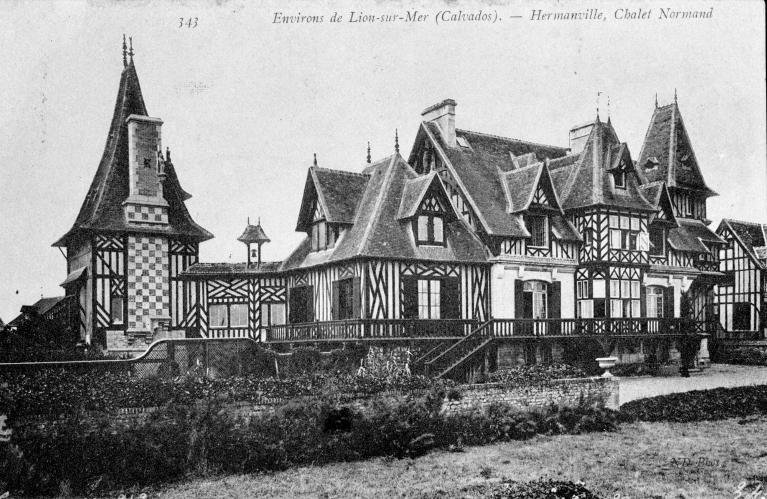 les maisons d'Hermanville-sur-Mer