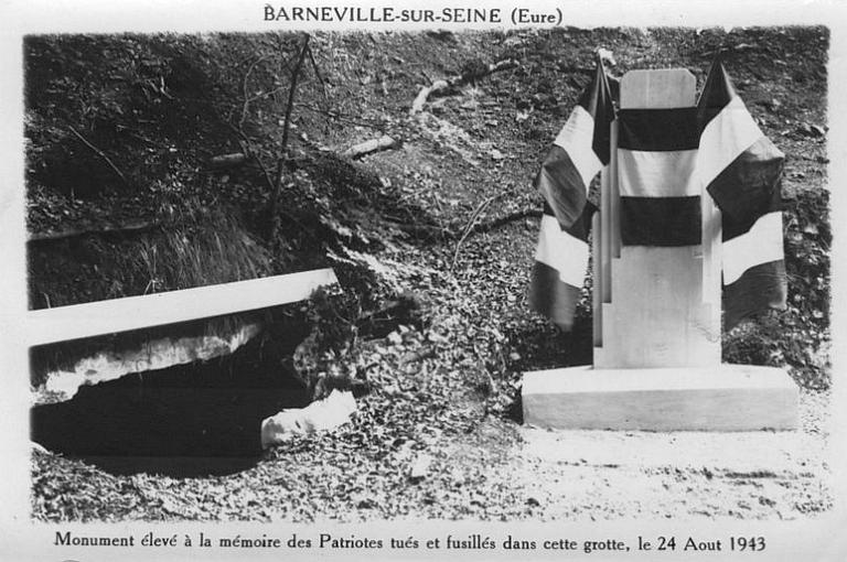 marnière, dite grotte du maquis de Barneville