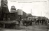 Mines de ST Germain-le-Vasson.- Carte postale, éd. Lemonnier, photogr. L. Lemaire Ussy et Potigny, s.d., début 20e siècle. (Collection particulière P. Coftier).