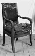 ensemble de 2 fauteuils style Empire
