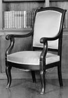 ensemble de 2 fauteuils style Louis Philippe