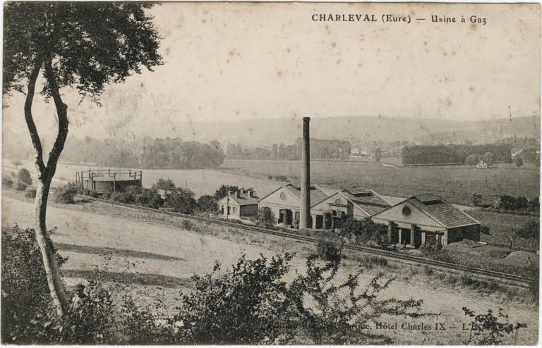 usine à gaz de Charleval