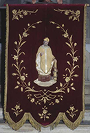 bannière de procession n°1 : bannière de paroisse