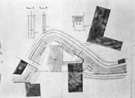 Barrage du sieur Defougy.- Plan de détail, par Henry, ingénieur ordinaire des ponts et chaussée, 1/200e, 31 octobre 1872. (AD Calvados. S 12831a).