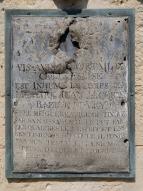 plaque commémorative de Jean-Jacques Bazile du Vey