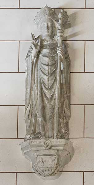 haut-relief n°2 : Saint Augustin évêque