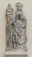 statue (demi-nature) : sainte Barbe