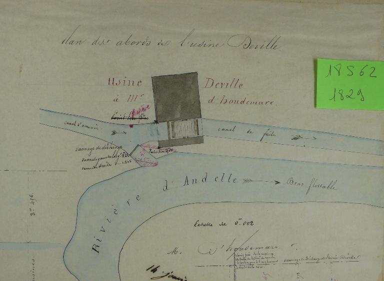 filature de coton d'Houdemare, puis usine de chaudronnerie et de construction métallique Philbert