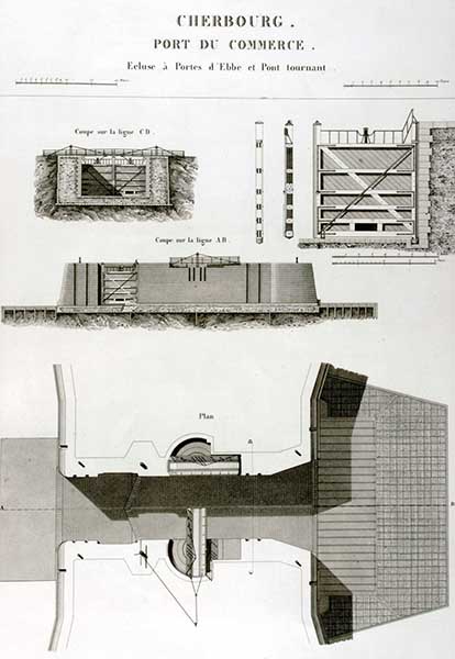 écluse dite grande écluse du port de commerce