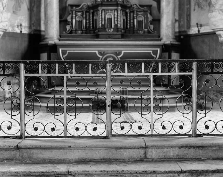 clôture de sanctuaire (table de communion)