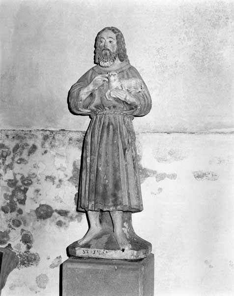 statue (petite nature) : saint Jean-Baptiste