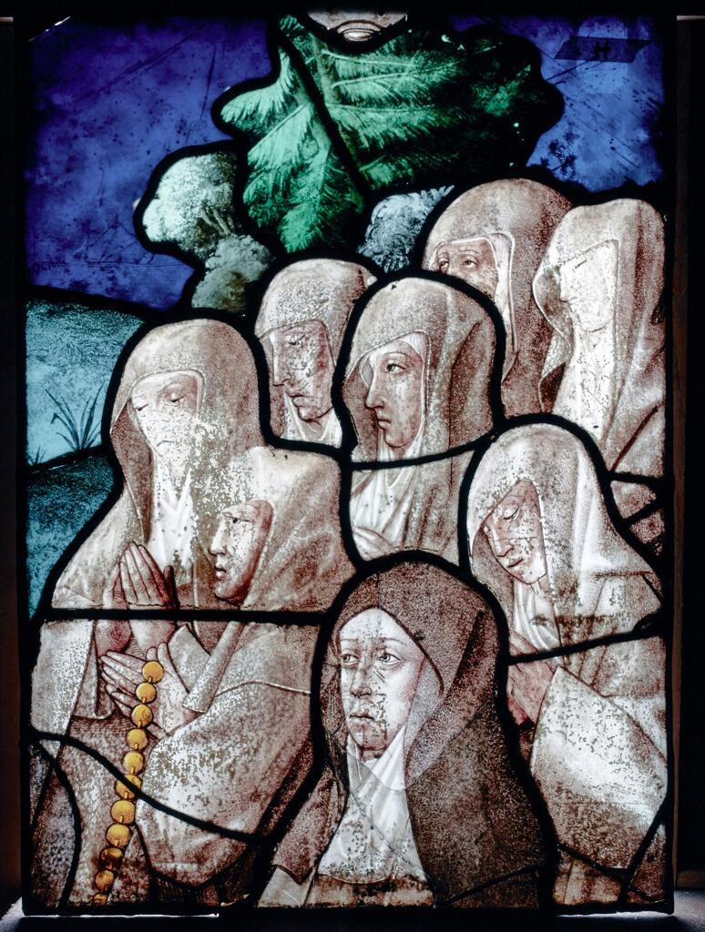 verrière : Intercession de la Vierge (baie 104)