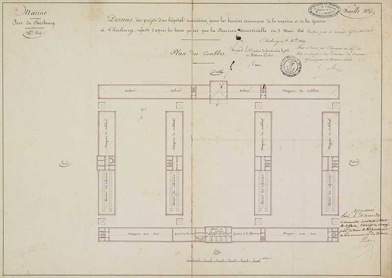 hôpital de la Marine et de la Guerre, puis centre hospitalier des armées René Lebas, actuellement centre administratif