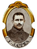 ensemble de 4 rondels de la guerre de 1914-1918 : portraits
